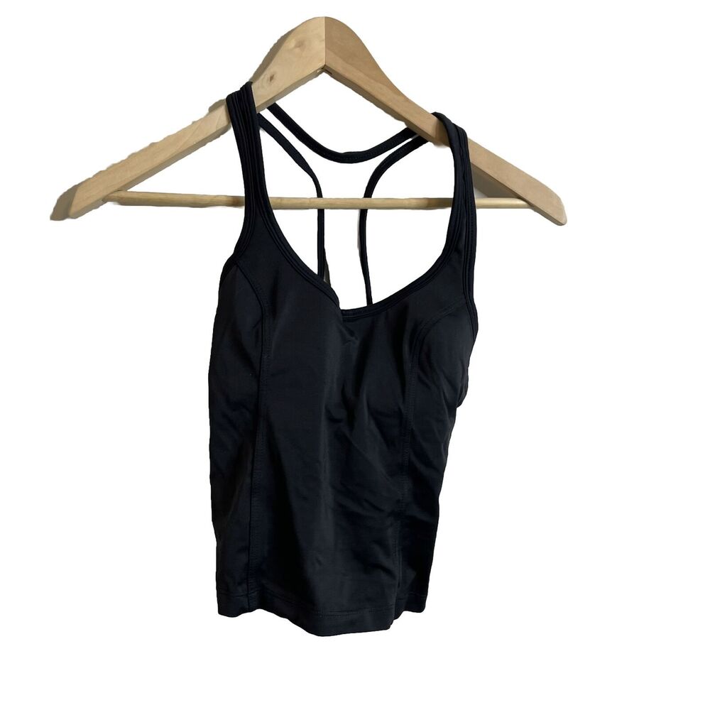 Champion Women’s Shape 2000 Black T-Back Sports Tank Size 34B